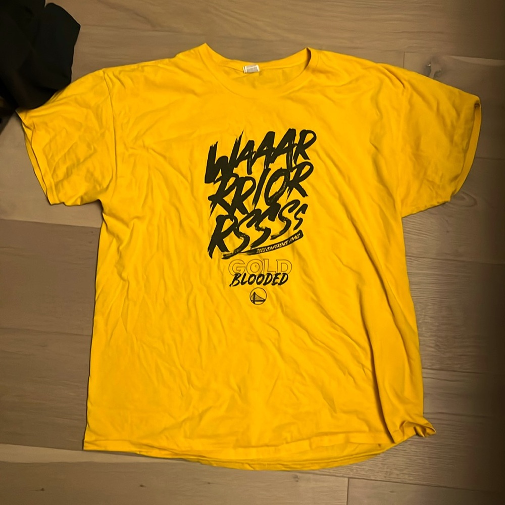 Warriors XL 2022 conference finals Tshirt